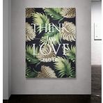 Atlantis Tablo Kbr286 Think Less Love More Kanvas Tablo, 60x85 cm