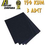Atlas 188 Su Zımparası 150 Kum - 3 Adet