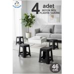 Atlas 4 ADET PLASTİK TABURE BÜYÜK BOY 46 CM