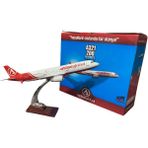 Atlas Atlasjet Maket Uçak Atlasjet Lisanslı - A321 200 Model Metal Uçak 34 cm - Beyaz