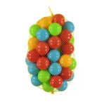 ATLAS BABY&CHILD Renkli Oyun Havuzu Topları 50’li Set 6 cm Çocuk Güvenli Eğlenceli Plastik Toplar