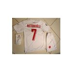 Atlas Global TÜRKİYE KEREM AKTÜRKOĞLU BEYAZ 3 LÜ ÇOCUK FUTBOL FORMA. ŞORT+FORMA+ÇORAP