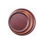 Atlas Kaymaz Melamin Tepsi Servis Çay Kahve Oval Yuvarlak 43 Cm 12 Ad