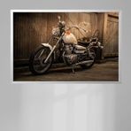 Atlas Sanat Galerisi 20mm Çerçeve, Poliresin, Mat PVC Kaplamalı, Fotoğraf Puzzle Belge Çerçevesi, Beyaz, 33x48/34x48/35x50/48x68/50x70/60x85/61x61 cm, Yatay/Dikey Asılabilir (Gümüş, 50x70)