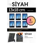Atlas Sanat Galerisi 6 Adet Pvc Li 13X18 Cm 22Mm Bombeli Çerçeve Fotoğraf Resim Çerçevesi Ayaklı Veya Duvara Asma Yatay-Dikey