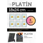 Atlas Sanat Galerisi 6 Adet Pvc Li 18X24 Cm 22Mm Bombeli Çerçeve Fotoğraf Resim Çerçevesi Ayaklı Veya Duvara Asma Yatay-Dikey