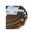 ATLASTEK METAL 7x10.mm / 10.mt Kapı Pencere Soğuk Toz Geçirmez Izolasyon Fitil Conta Bant