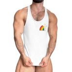 Atlet, ay baskılı, nefes alır, kolsuz, kompresyon tişörtü, Axelshirt erkek spor atleti, erkek pamuklu üst giyim, koşu iç çamaşırı, tişört, atlet, koşu tişörtü, Beyaz, 3XL