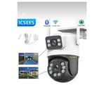 ATLT 4K 6MP WİFİ IP 360 DERECE GÜVENLİK KAMERASI HAREKET ALGILAMALIGECE GÖRÜŞLÜ SENSÖRLÜ CAMERA