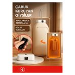 ATLT ATLANTİS UV IŞINLI TAŞINABİLİR ELBİSE KURUTUCU PORTATİF ASKILI KATLANABİLİR ÇAMAŞIR KURUTMA MAKİNESİ