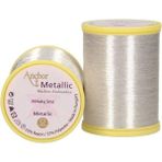 Atmaca Tuhafiye Anchor Çapa 01NO Makine Simi 25 Gram Büyük Makara - Makine Nakış Ipi Metalik 1 Numara Gümüş