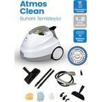 Atmos Clean Çok Fonksiyonlu Buharlı Temizlik Makinesı - Buharlı Temizleyici