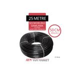 ATN 25 Metre 16mm Damlama Sulama Hortumu – 50 cm Aralıklı Delikli – Bahçe Tarla Sera Sulama Borusu