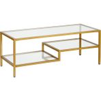 Atolly Home Gold Orta Sehpa - Altın