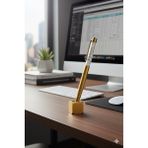 Atölye Asya Lüks Ofis Aksesuarı: Pirinç Kalem Tutucu - 24X24 mm