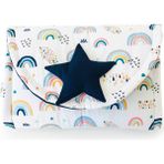 Atölye Eda %100 Pamuklu Alezli Alt Açma Minderi 35x70 cm Kolay Yıkanabilir Bebek Seti