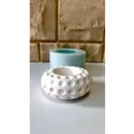 Atölye Eda Dem Daire Motifli Tealight Mumluk Silikon Kalıp dairemotiflimumluksk