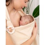 Atölye Eda Exclusive %100 Pamuklu Oeko-Tex Sertifikalı Balenli Ayarlanabilir Yaka Aparatlı Emzirme Önlüğü 80X100CM Dokuma