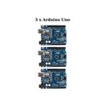 ATOLYE ELEKTRONİK 3 Adet Arduino Uno R3 Klon USB Kablo Hediyeli - CH340 Chipset