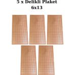 Atölye Elektronik 5 Adet Delikli Bakır Plaket - 6X13