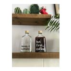 Atölye Merdiven 2li Set Cam Cold Brew Şişesi Dekoratif Kahve Şişesi
