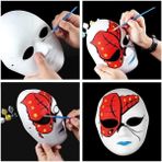 Atölye Öğretmenim 5 Adet, Karton Maske, Boyanabilir Eğitici Maske Boyama, Etkinlik ve Hobi Maskesi