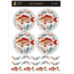 Atölye Smile ST1185 Balık Desenli Açık Zemin Sulu Transfer 25*35 cm
