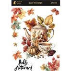 Atölye Smile ST1193 Sonbahar Konseptli Açık Zemin Sulu Transfer 25*35 cm