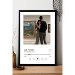 Atölyer Kişiye özel spotify tablo 20x30 A4 çerçeveli Sevgiliye hediye, yıldönümü hediyesi, doğum günü