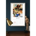 Atölyer TAKVİMLİ 3'LÜ FOTOĞRAF 20X30(A4) ÇERÇEVE sevgiliye hediye, yıldönümü , doğum günü hediyesi