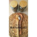 Atolyesi Ahşap Oval Ahşap Kirli Kaşıklık/kaşık Altlığı
