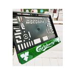 ATOM TASARIM Motor Plakalık Pleksi Lazer Kesim Carlsbergg Uyumlu