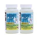 Atomic Bubbles Köpek Yavrusu Aşk Balonları: Köpekler için 2'li Paket 113 ml Şişe, Toksik Olmayan ve Alerjensiz, Köpeğinizin İç Yavrularını Saatlerce Eğlenceli ve Egzersiz ile Ortaya Çıkarın