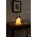 Atsutech Dekoratif Kafasında Kedi Figürlü Işıklı Hayalet- Tealight- Pilli mum