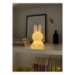 Atsutech Tavşan Figür Lamba | Çocuk Odası 3D| Pilli Mum | Tealight Sarı Işık- 12cm