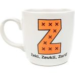 Attach Beyaz Z Harfi Renkli Tasarım Tombul Kupa