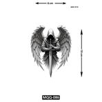 Attach MQQ-086 KANATLI SAVAŞCI DESEN GEÇİCİ DÖVME-TATTO