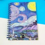 Attach Yıldızlı Gece Pastel Çizgi Tasarım Haftalık Planlayıcı - Karışık-Çok Renkli - standart
