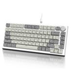 Attack Shark K85 Gri RGB %75 TKL Manyetik Switch Kablolu Mekanik Gaming Klavye