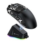 Attack Shark X11 Siyah Şarj İstasyonlu Optik Kablolu/Kablosuz Gaming Mouse
