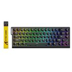ATTACK SHARK X68 HE Hızlı Tetik Mekanik Oyun Klavyesi Ayarlanabilir Çalıştırmalı%60 Kablolu TKL, Hall Etkisi Manyetik Anahtar, 8KHz Yoklama Oranı, RGB Arkadan Aydınlatmalı, PC Mac Esport Oyuncuları