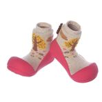 Attipas A18G Giraffe Barefoot Fuşya İlk Adım Ayakkabısı