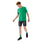 Attitude Motivated Baskılı Bisiklet Yaka Regular Fit Tişört Benetton Yeşili