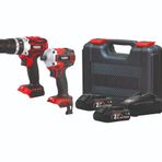 Attlas A0104080 Pro-ATBL 18 PD Kömürsüz Darbeli Matkap + Pro ATBL 18 ID2 Kömürsüz Darbeli Vidalama + 2X 2.0 Ah Akü ve Şarj Cihazı