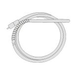 Attlas A9005001 38-4B ATBV 38 mm x 4 m Beton Vibratörü Şişe ve Hortum