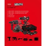 Attlas Atb 21 3'Lü Kömürsüz Kombo Set (Matkap - Taşlama - Kırıcı Delici)