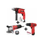 Attlas Eco Set 3G Li Matkap+Taşlama+12V Vidalama