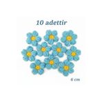 Attolya 10 adet 6 cm pofidik papatya-çiçek, el emeğidir, el işi, el işi malzemesi, süsleme