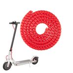Atuka Scooter için spiral tel, kırmızı, Xiaomi M365/Pro Ninebot Scooter için, fren hattı, zehirsiz, boru aksesuarı, aşınmaya dayanıklı, scooter için, ateşe dayanıklı
