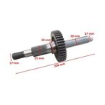 Atv Atvu Bs 150 Şanzıman Çıkış Mili Ve Dişlisi 43t 204 Mm Öm